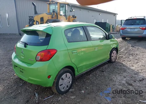 2015 Mitsubishi Mirage De/Rf z USA, uszkodzony, nr VIN ML32A3HJ0FH006348